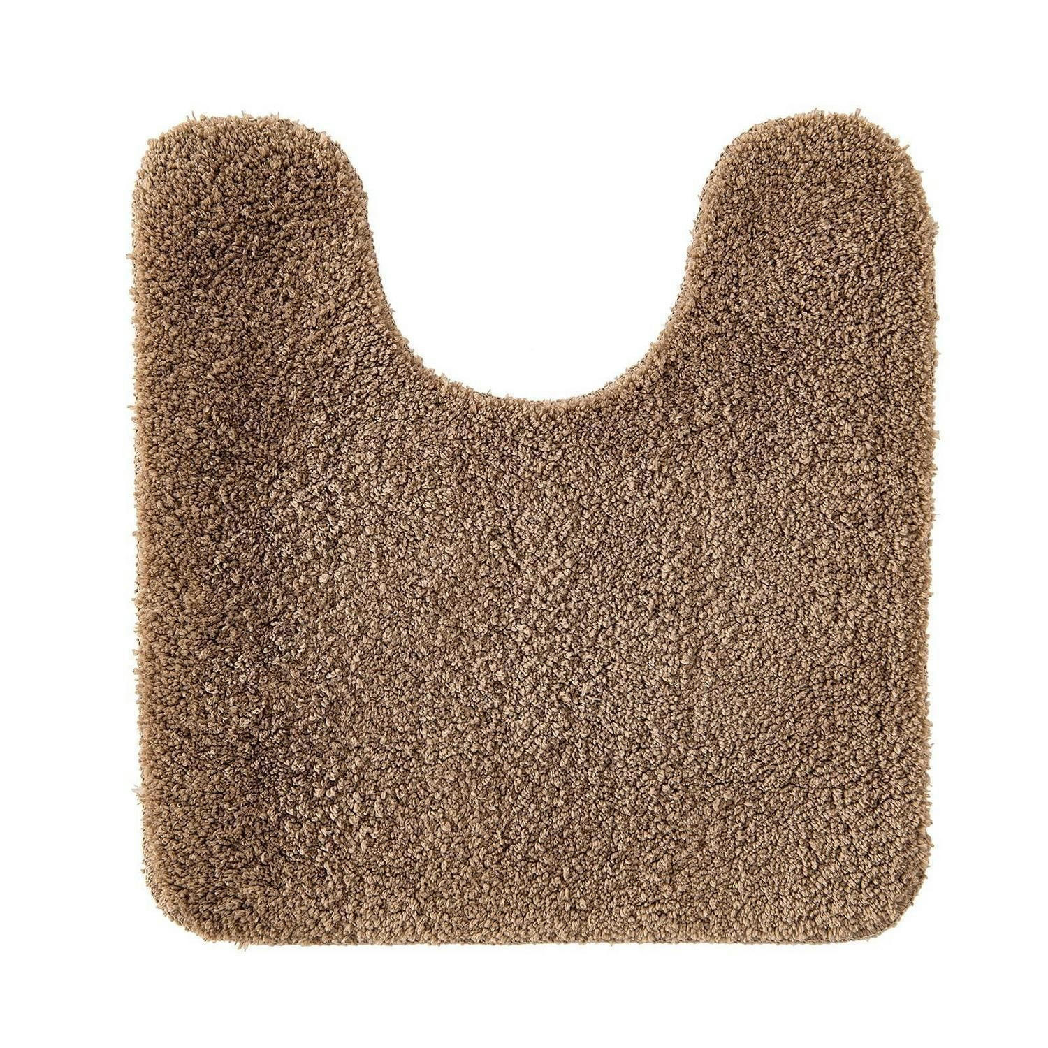 WC Vorleger Kaffee 50 x 50 cm - Braun, Textil (50/50cm)