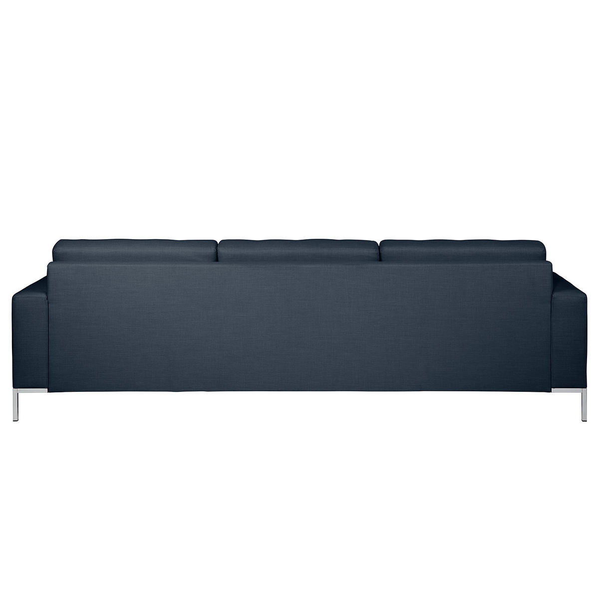 3-SITZER SOFA - Webstoff - Dunkelblau, Textil (248/80/87cm) - home24