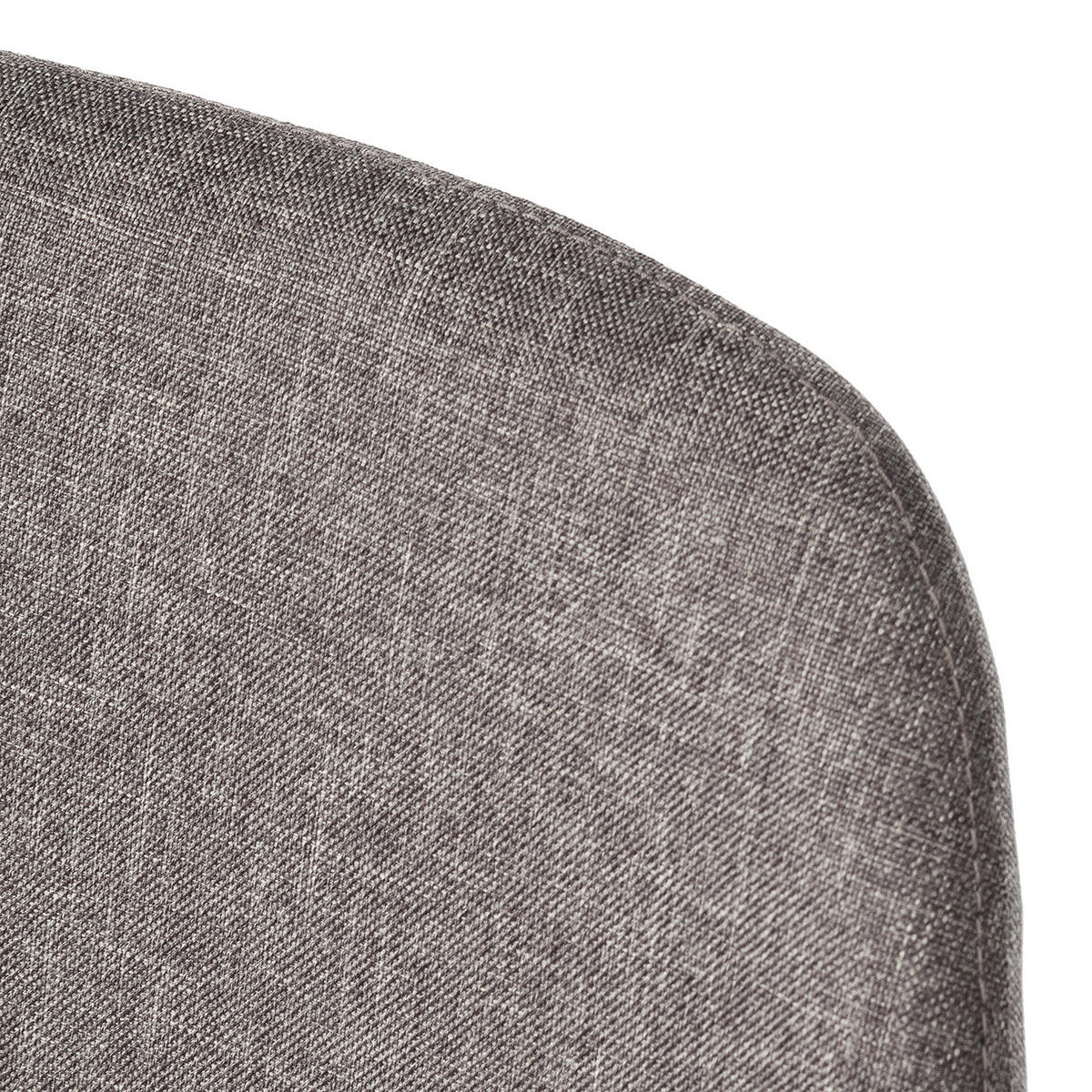 POLSTERSTUHL-SET - Webstoff / Metall - Grau, Textil/Metall (44/87/52cm) - home24