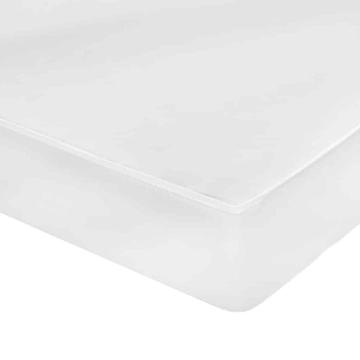 MATRATZE 90 X 200 CM 7 ZONEN PU SCHAUM 10 CM H2 H3 - Weiß, Kunststoff (90/200cm) - vidaXL