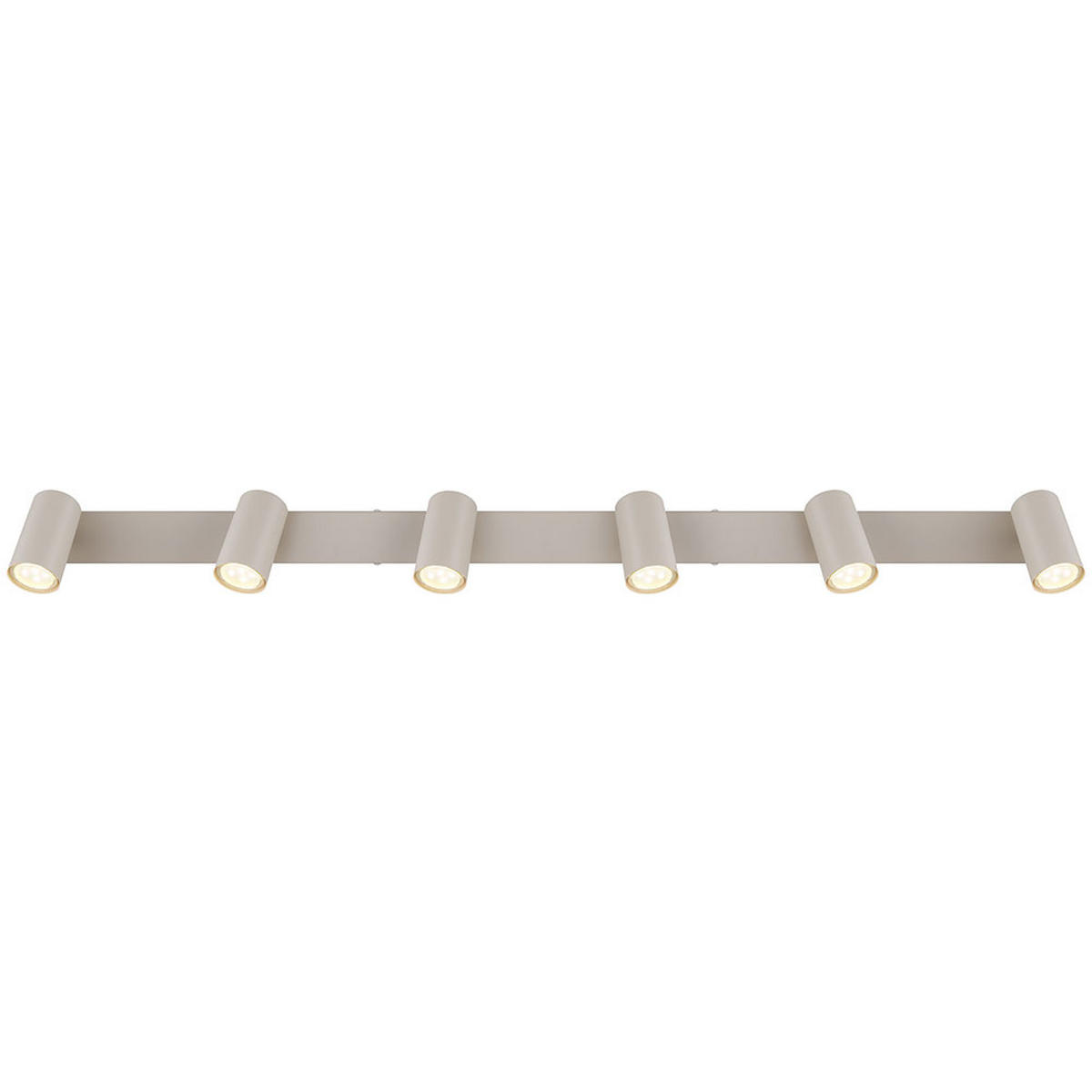 DECKENLEUCHTE Metall sandfarben schwenkbar - Bernsteinfarben, Metall (115/6/12cm) - Globo Lighting