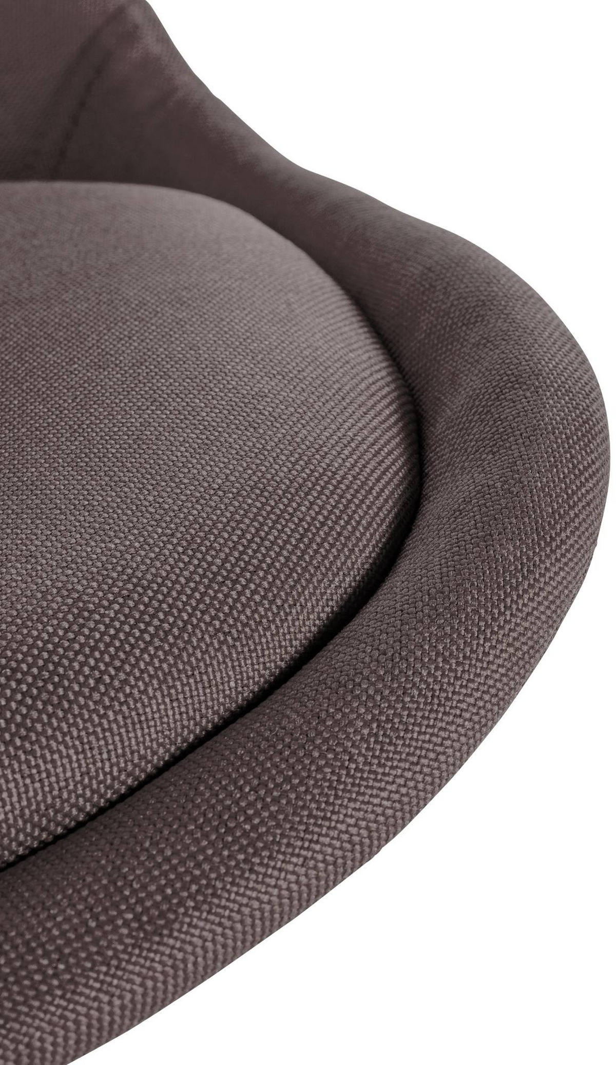 STUHL Stoff taupe - Taupe/Naturfarben, Holz/Textil (48/81/54cm) - CLP