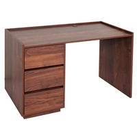 SCHREIBTISCH eckig Walnuss Dekor - Walnussfarben, Holz (60/121/78cm) - MCW