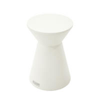 BEISTELLTISCH ROME rund Klein Betonoptik 35 x 35 x 50 cm - Creme, Naturmaterialien (35/35/51cm) - Elementi