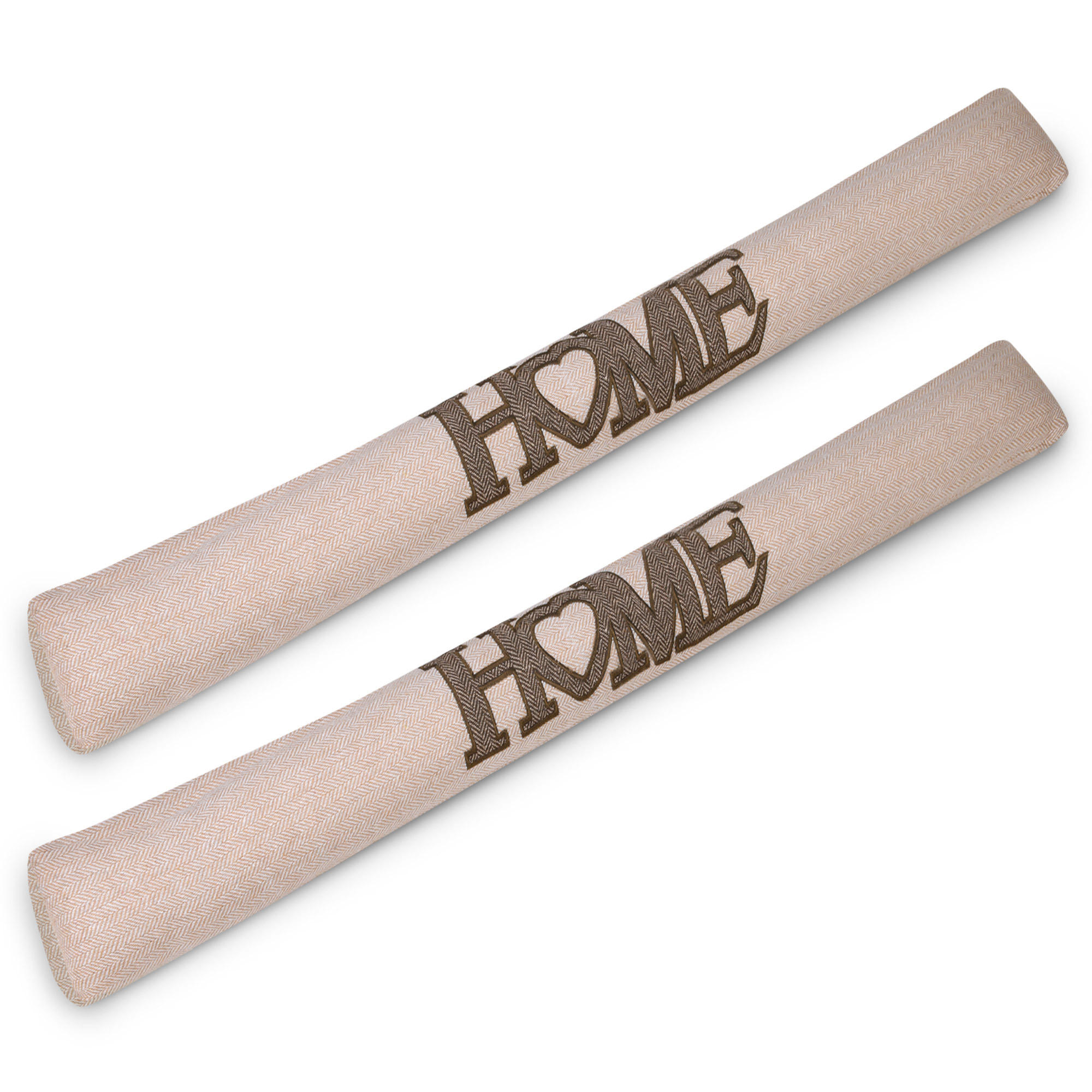 ZUGLUFTSTOPPER Tuuli HE 8x90cm Natur (2ltg) - Naturfarben, Textil (8/90cm) - Beautissu 