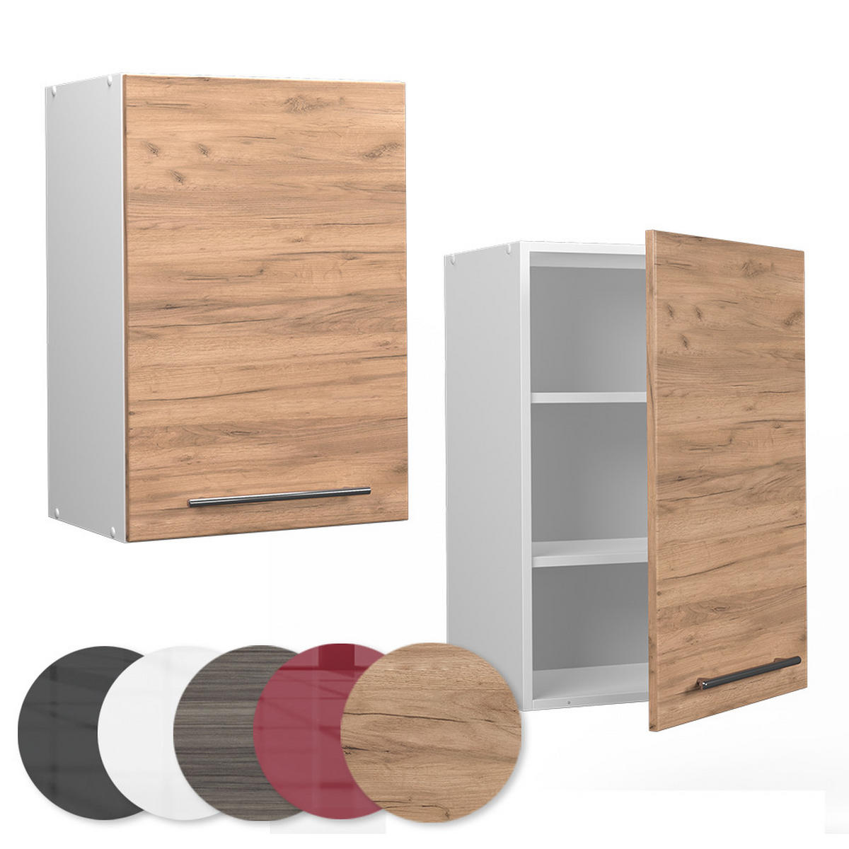 HÄNGESCHRANK Fame-Line Goldkraft Eiche 50 cm - Honigeiche/Eiche Wotan, Holzwerkstoff (50/72/34.1cm) - Vicco