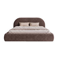 POLSTERBETT AMORIS 120x200 cm, Braun - Braun, Textil (200/120cm) - Fedve
