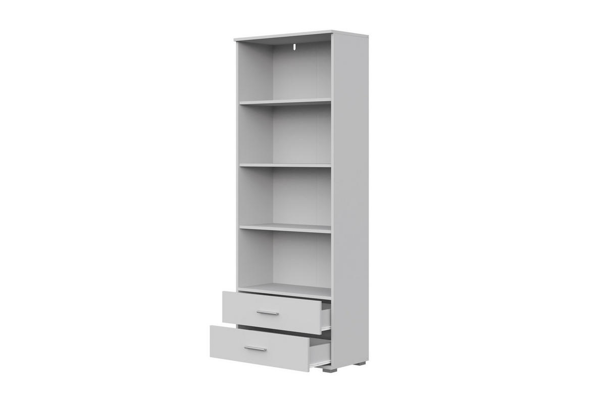 BÜCHERREGAL Weiß 40/180/34 - Weiß, Holzwerkstoff (40/180/34cm) - RAUMHIRSCH FURNITURE