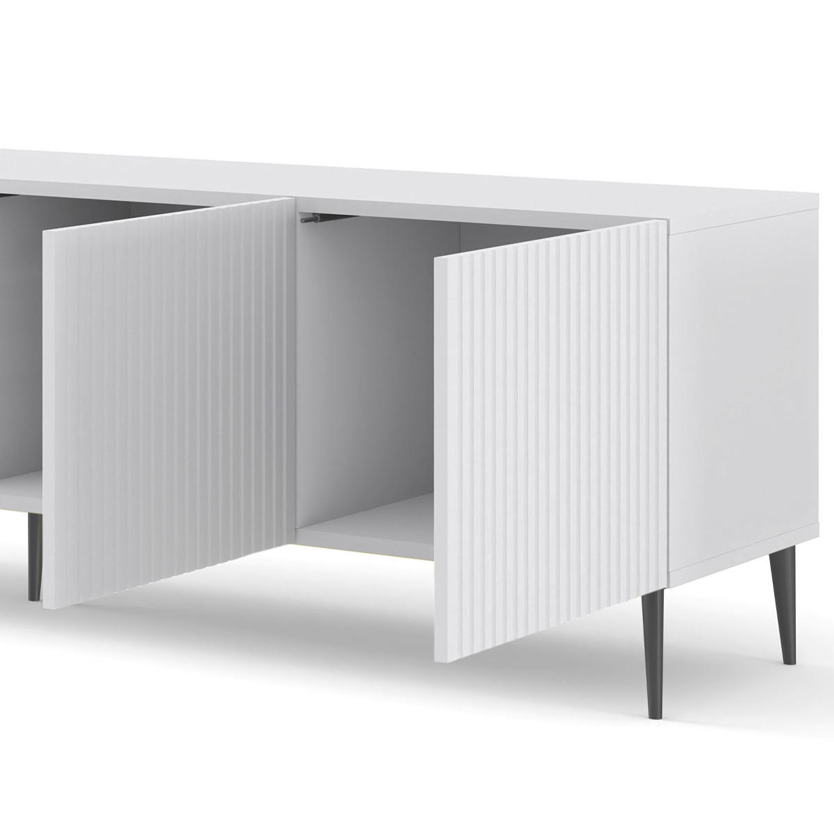 TV-MÖBEL Philaé Weiß - Weiß, Holzwerkstoff (200/56/42cm) - Petits-meubles