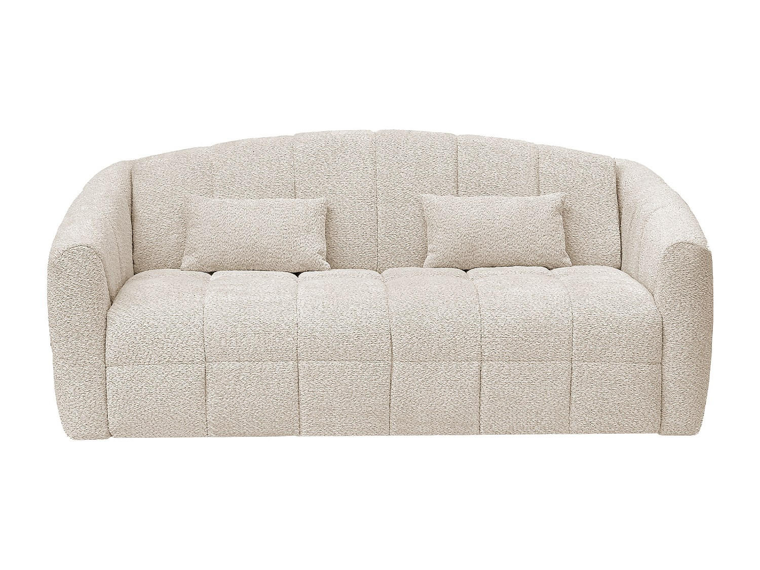 SCHLAFSOFA - 3 Personen - Stoff - Beige - - Beige, Textil (200/90/208cm) - Vente-Unique