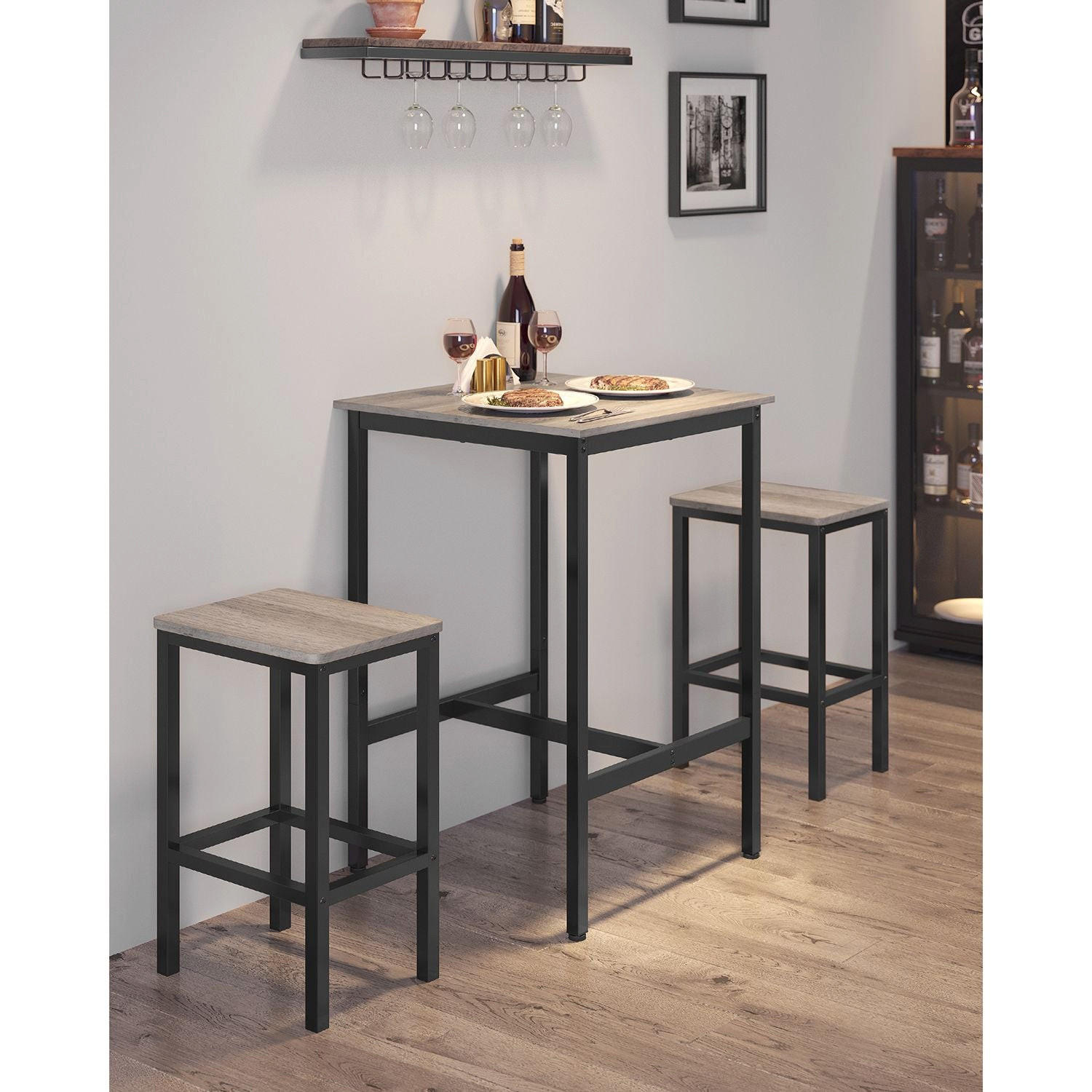 BARTISCH DAKAR - Schwarz, Holzwerkstoff (60/60/92cm) - Hansiro
