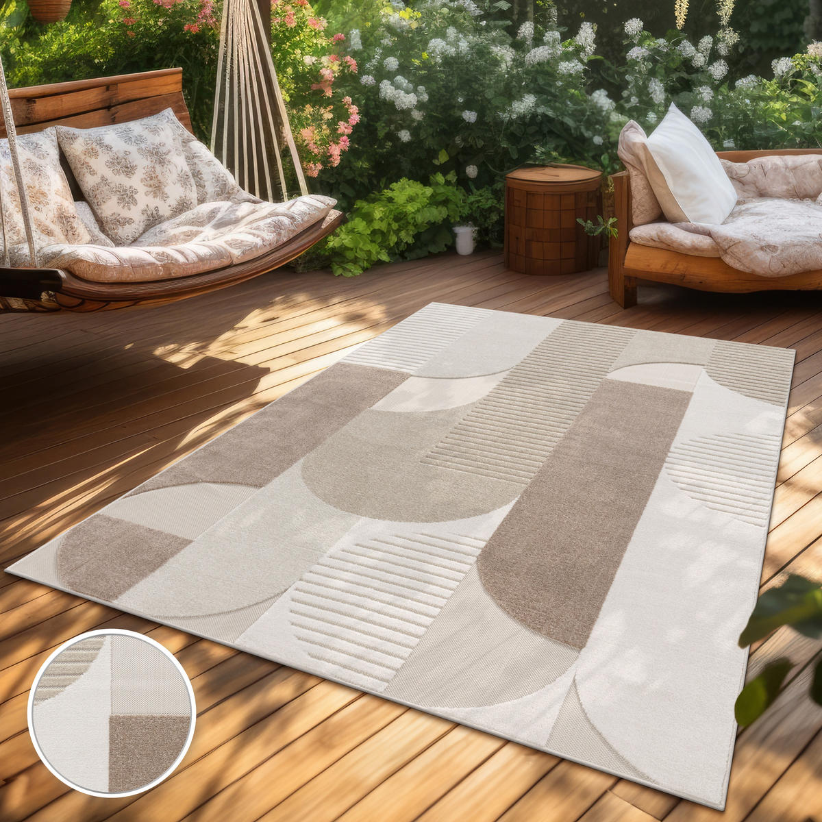 OUTDOORTEPPICH 80/150 cm Cotton 239 - Beige, Textil (80/150cm) - Paco Home