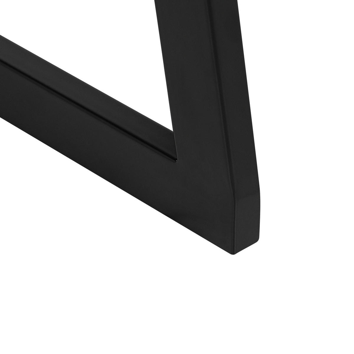 REGAL mit 4 Ebenen 143 cm Schwarz Joplin - Schwarz, Holzwerkstoff (35/143/33cm) - Beliani