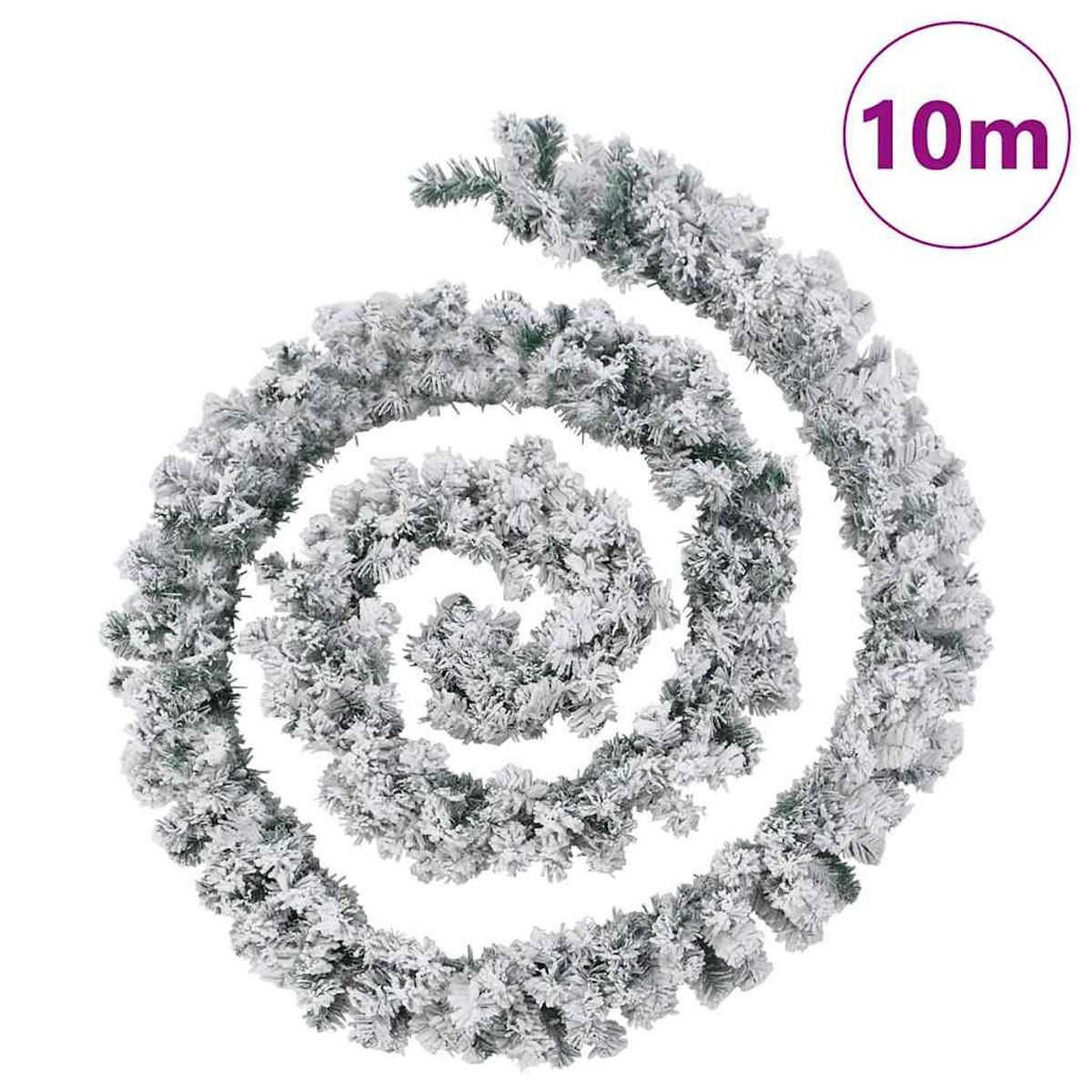 WEIHNACHTSGIRLANDE 1000 Cm Grün Pvc - Grün, Kunststoff (1000cm) - vidaXL