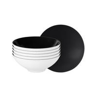 DESSERTSCHALEN Life Fashion Glamorous Black ø 14,6 cm 6er Set - Schwarz, Keramik (14.6cm) - Seltmann Weiden