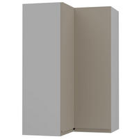 ECKHÄNGESCHRANK Avellino W14/60 Grau / Stone Grey Acryl Matt 60 / 60 / 96cm - Grau, Holz/Holzwerkstoff (60/96/60cm) - Feldmann-Wohnen