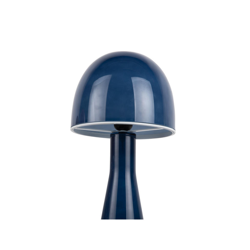 Thumbnail - Leitmotiv Tischlampe, Blau, Glas, Rund, 20x45x20 cm, CE, Lampen & Leuchten, Innenbeleuchtung, Tischlampen, Tischlampen
