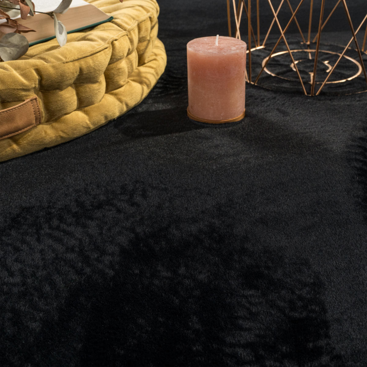 HOCHFLORTEPPICH 240/340 cm Soft 380 - Schwarz, Textil (240/340cm) - Paco Home