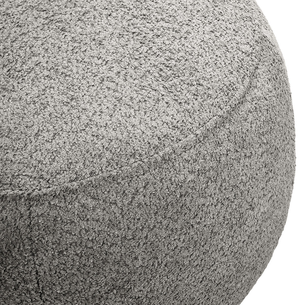 POLSTERHOCKER - Schwarz/Grau, Kunststoff/Textil (59/45/59cm) - home24