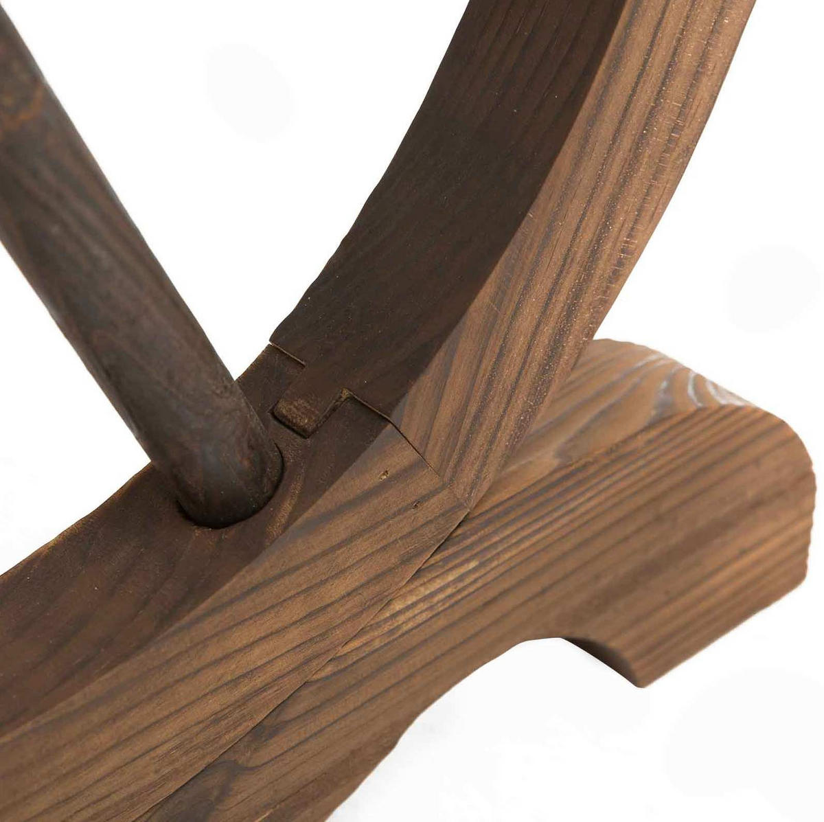 GARTENTISCH 110/60/65 cm natur aus Tannen Holzwerkstoff in Wagenrad-Optik - Naturfarben, Holzwerkstoff (110/60/65cm) - OKWISH