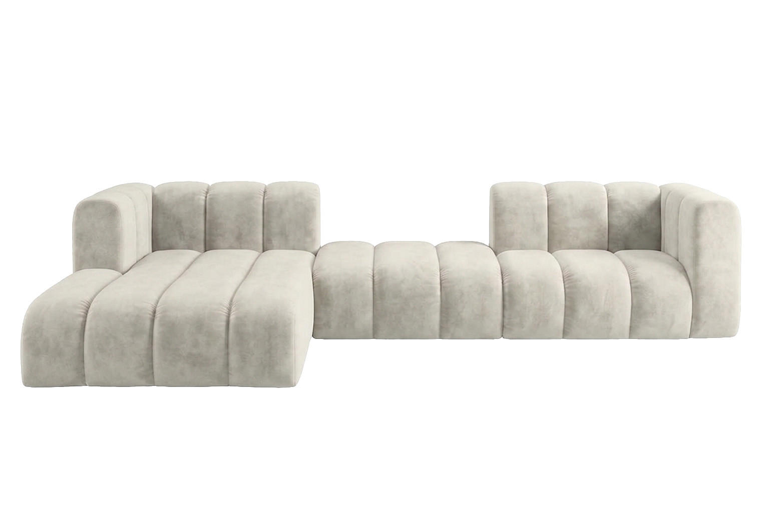 Kaiser Möbel Ecksofa Creme 319x175 cm