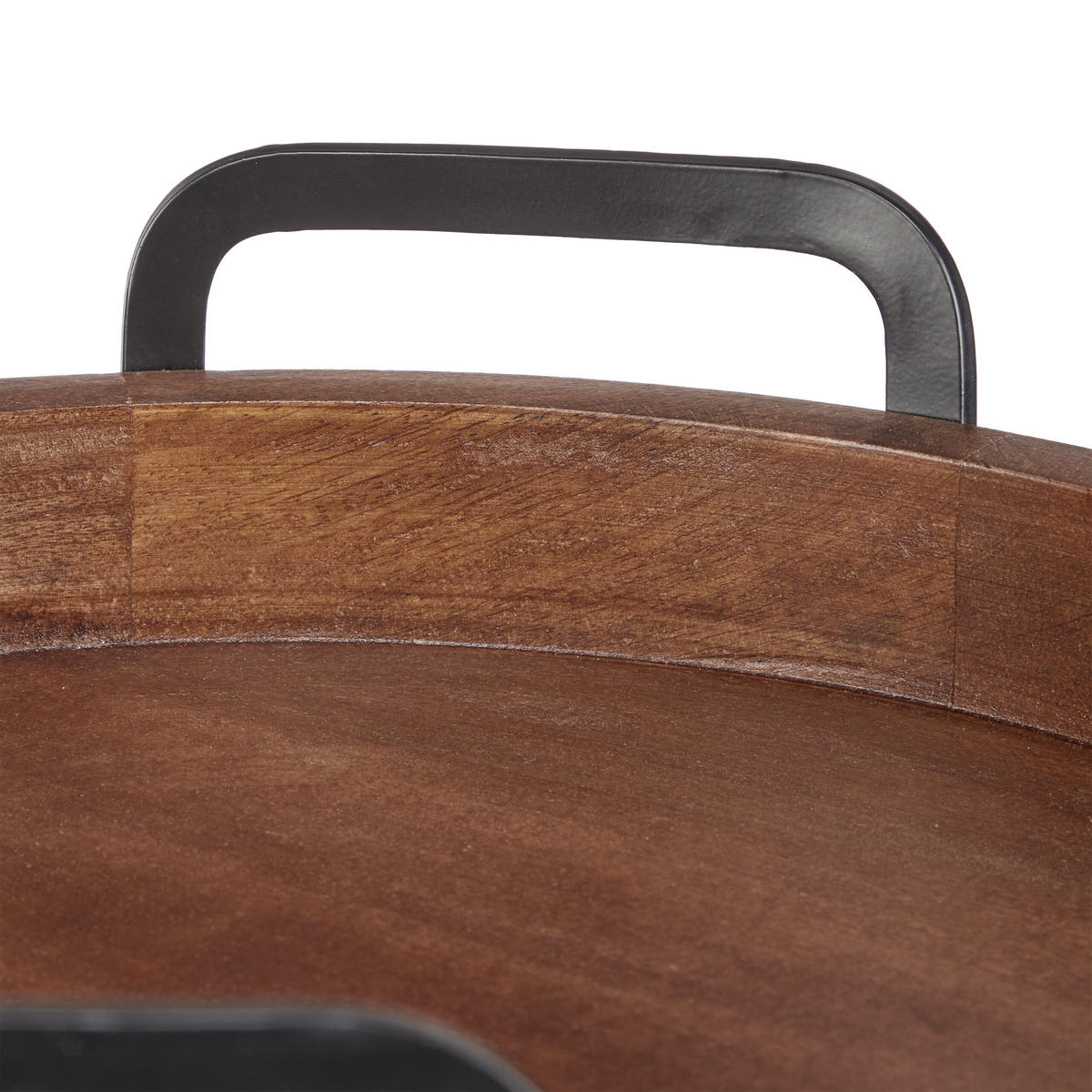 TABLETT - Braun, Holz/Metall (36/9/35cm) - Relaxdays