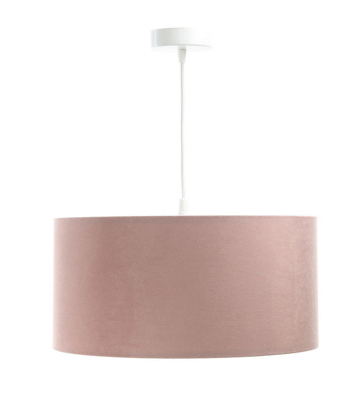 HÄNGELEUCHTE Rosa 40/20 cm - Pink/Weiß, Kunststoff (40/0.6/20cm) - ONZENO