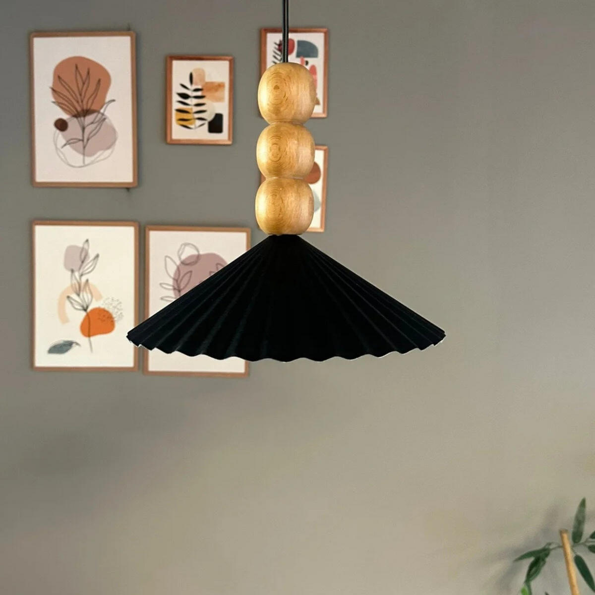 PENDELLEUCHTE WMAvilla - Schwarz, Metall (25/25/16cm) - Bamyum