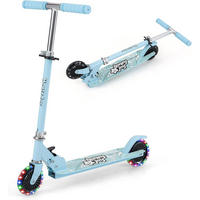 SCOOTER 80cm Hellblau - Hellblau, Metall (33/80/66cm) - COSTWAY