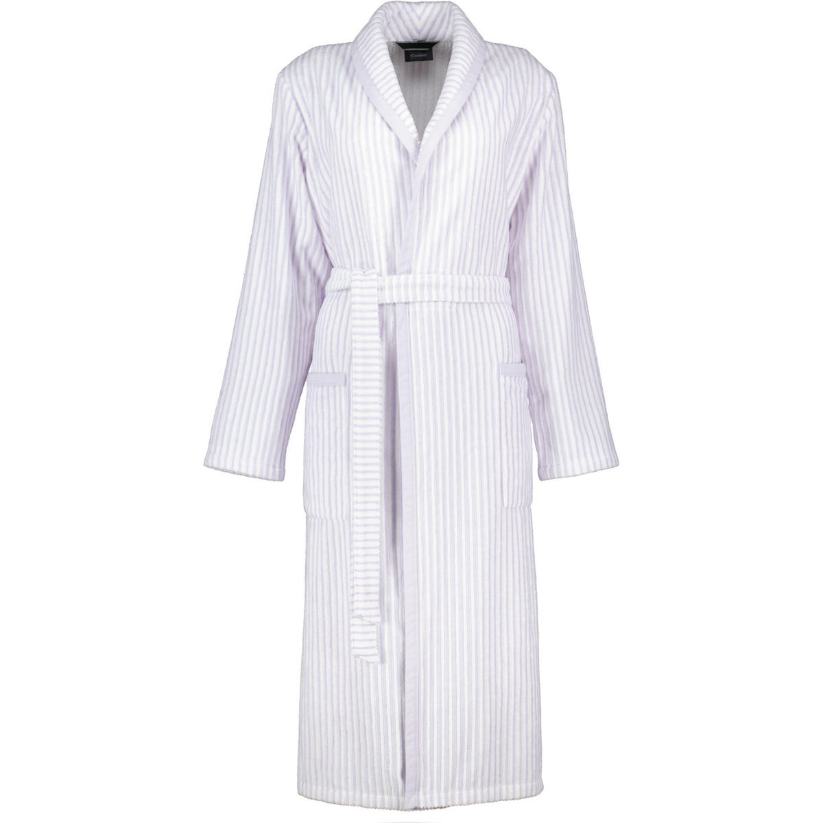 BADEMANTEL DAMEN SCHALKRAGEN 3423 FLIEDER - 86 - Lila, Textil (XLnull) - Cawoe