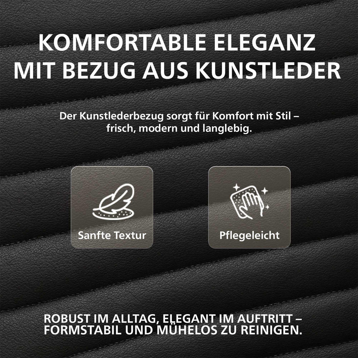 SCHWINGSTUHL Metall Schwarz - Schwarz, Metall (55/90/62cm) - CLP