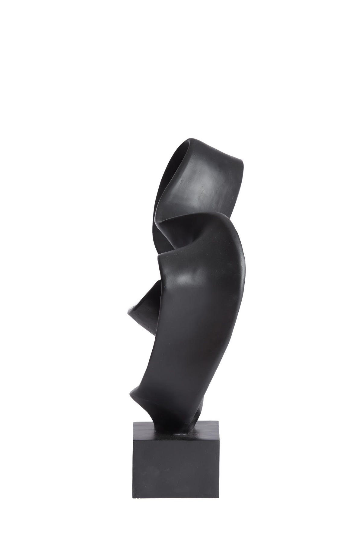ORNAMENT Kajan Schwarz 33/14,5/44,5 cm - Schwarz, Kunststoff (14.5/44.5/33cm) - Light & Living