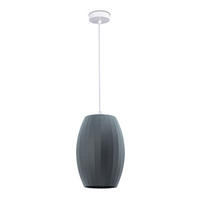 PENDELLEUCHTE Hugo Pd1 Linda - Weiß/Grau, Metall (17/17/29cm) - Paco Home