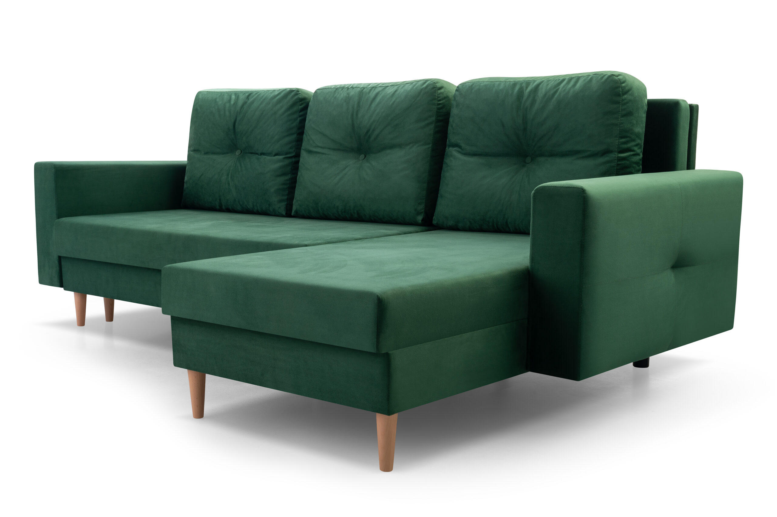 ECKSOFA Carl L - Grau + Weiß - Weiß, Holz (232/137cm) - Möblo