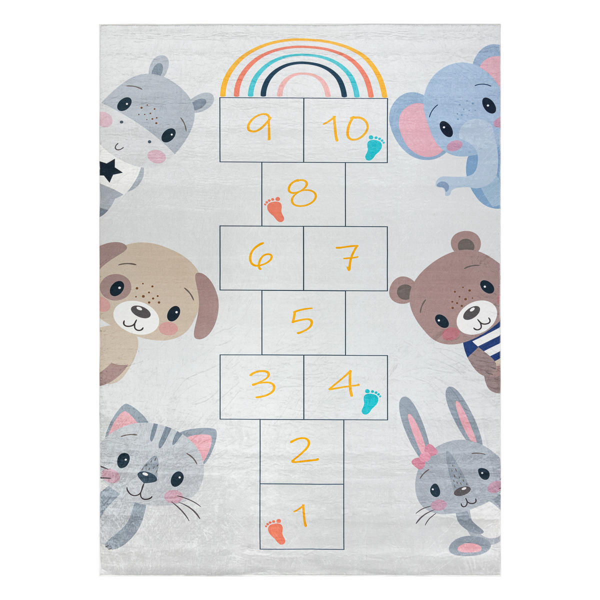 TEPPICH Bambino 160/220 cm - Grau, Textil (160/220cm) - rugsX