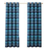 ÖSENVORHANG Morocco blickdicht 2er-Set, 167/182 cm - Blau, Textil (167/182cm) - Homescapes