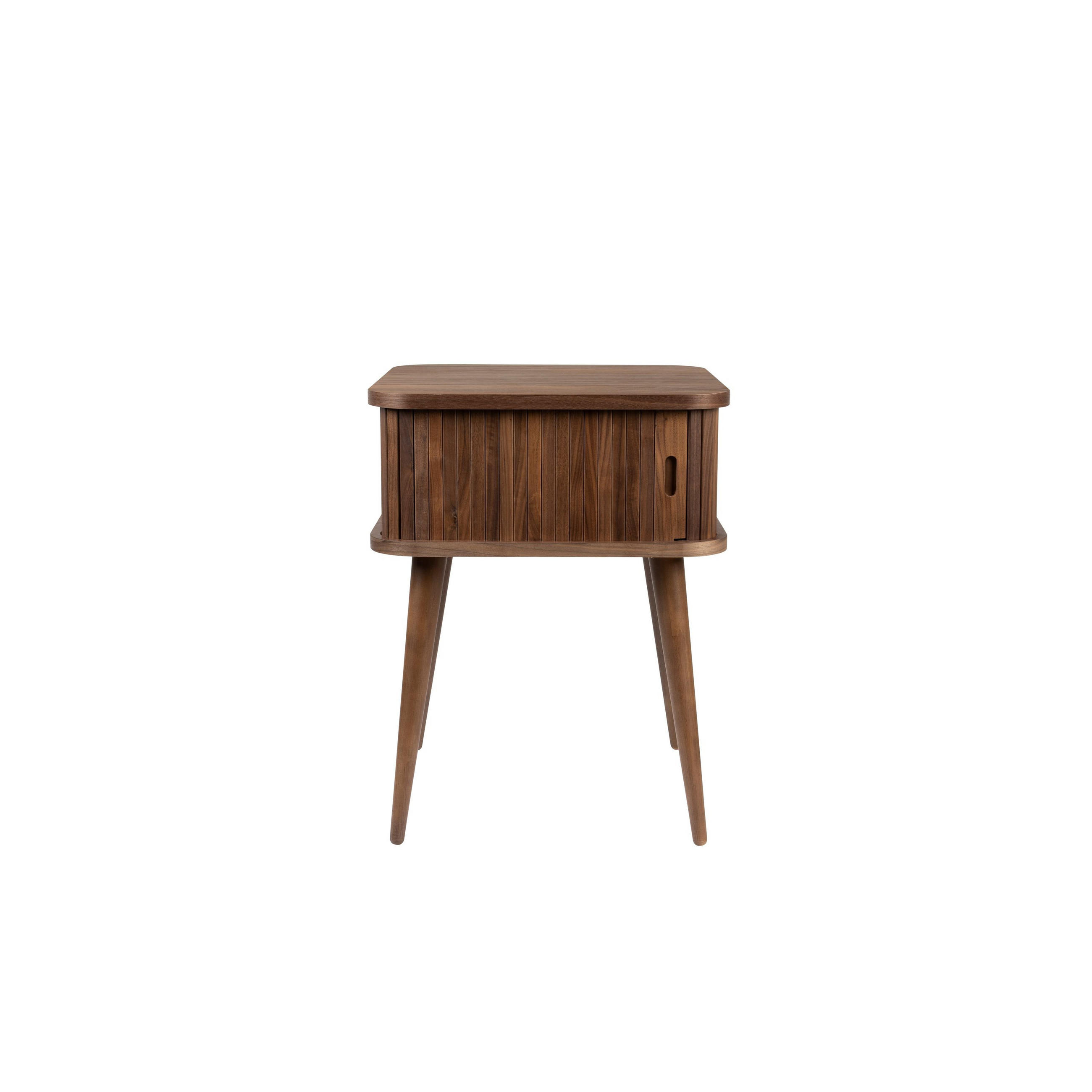 NACHTTISCH Barbier Walnussfarbe - Braun, Holz (45/59/45cm) - Zuiver