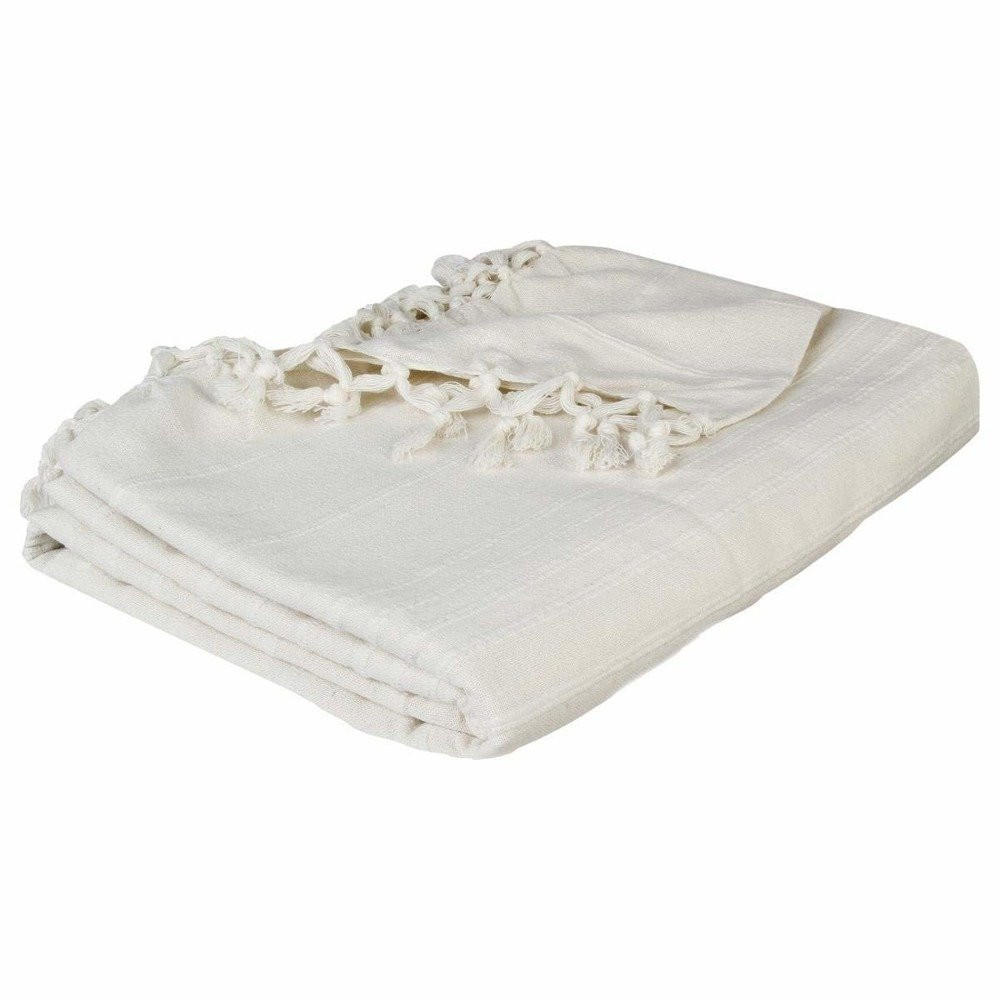 TAGESDECKE 220/160 cm - Ecru, Naturmaterialien (160/220cm) - Atmosphera Createur d´interieur