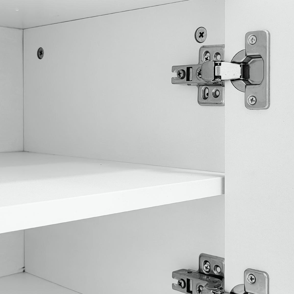 TV-SCHRANK 150 cm 2 Schubladen, 1 Schrank, Holzfarbe & Schwarz Für 60-Zoll Fernseher, Lowboard mit Kabelmanagement - Walnussfarben, Holzwerkstoff (150/44/38cm) - Urban Meuble