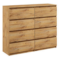 KOMMODE bella8 120 artisan - Eiche Artisan, Holzwerkstoff (119/98/35cm) - roe furniture