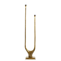 STEHLEUCHTE Gavi Bronze 31/18/149 cm - Bronzefarben, Metall (31/18/149cm) - Light & Living
