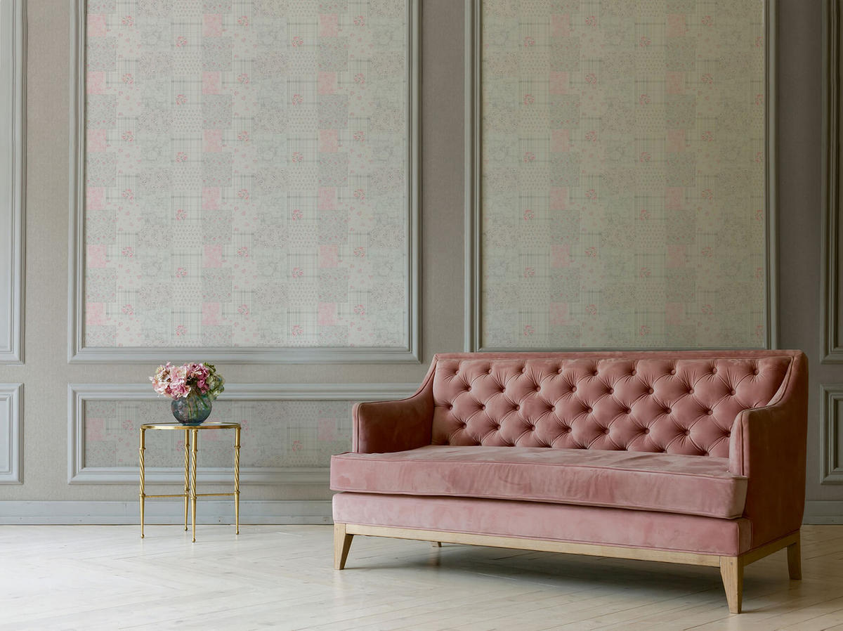 VLIESTAPETE Grau 53/1005 cm - Rot, Kunststoff/Textil (53/1cm) - KUNSTLOFT