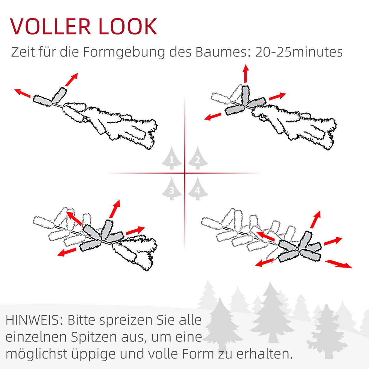 WEIHNACHTSBAUM DE-41529 schneebedeckt 210 cm Grün/Weiß - Weiß/Grün, Kunststoff (210cm) - ComfortXL