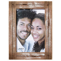 BILDERRAHMEN Dupla Portraitrahmen., 20x30 cm, weiss/natur - Weiß, Holzwerkstoff (27.5/37.5/1cm) - walther design