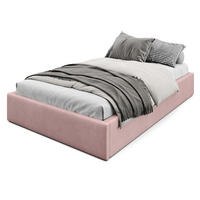 POLSTERBETT 120x200cm Bett mit Stauraum Lattenrost Rosa - Rosa, Holz/Holzwerkstoff (120/200cm) - Muralo