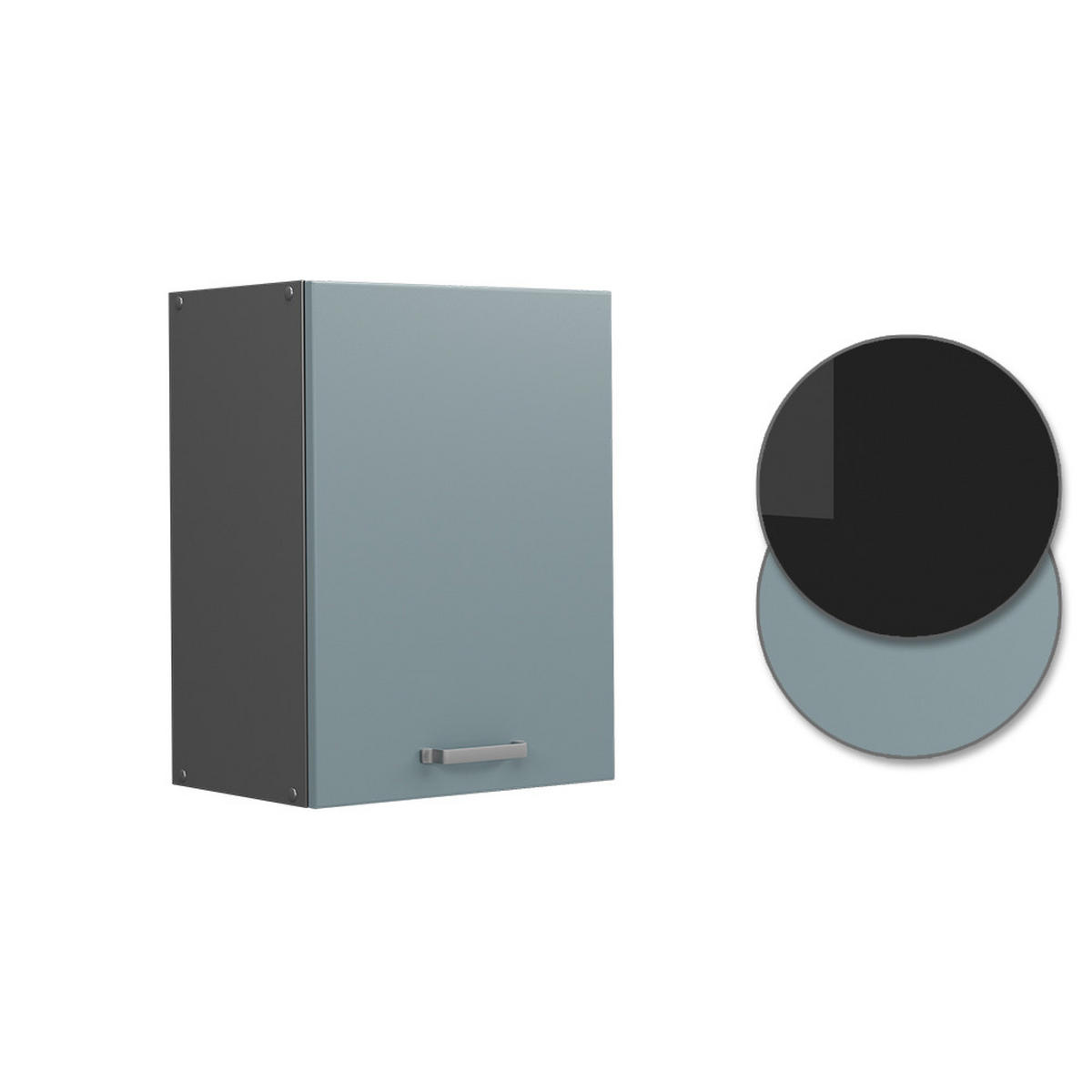 HÄNGESCHRANK R-Line Blau-Grau 45 cm - Anthrazit/Blaugrau, Holzwerkstoff (45/60/31cm) - Vicco