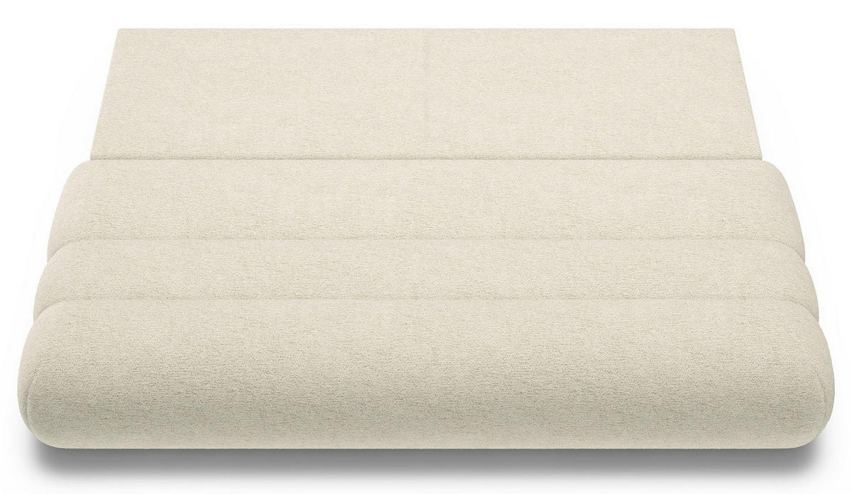 POHOVKA Arione, krémová, 214 cm - černá/krémová, dřevo/plast (214/74/104cm) - Selsey