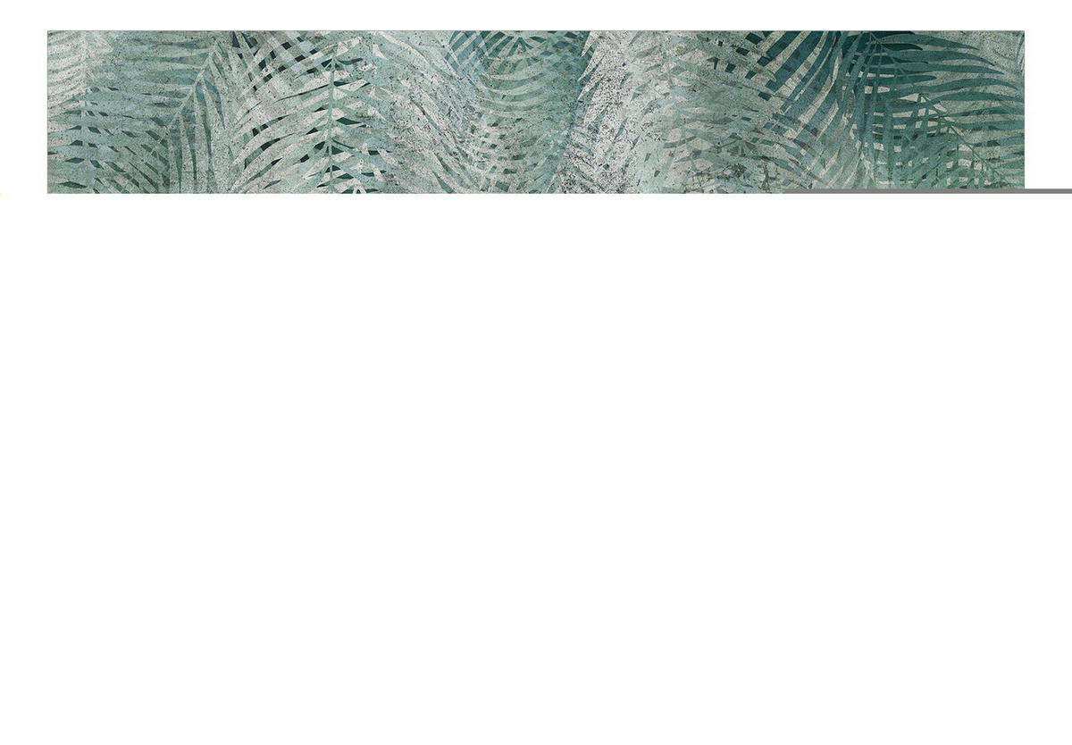 SELBSTKLEBENDE FOTOTAPETE 147/105 cm - Grau/Grün, Kunststoff/Textil (147/1cm) - KUNSTLOFT