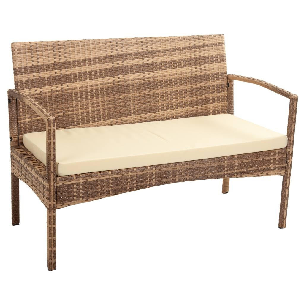 Wanderlust Bank, Braun 110x85x55 cm