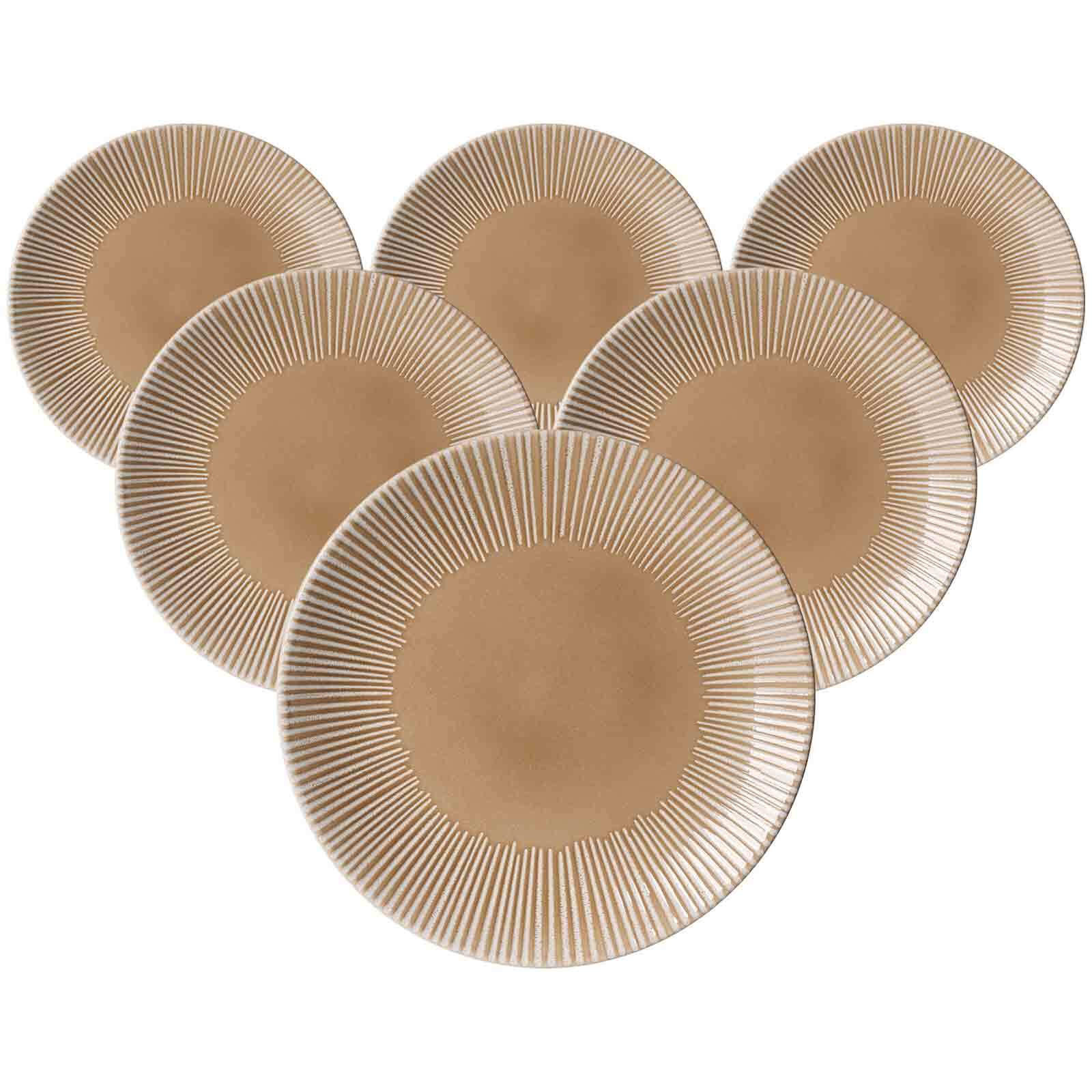 SPEISETELLER Banda Beige ø 27 cm 6er Set - Beige, Keramik (27cm) - Ritzenhoff Breker